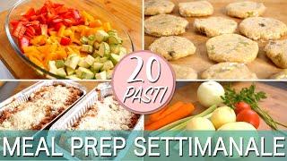 IDEE MEAL PREP SETTIMANALE - CUCINA e ORGANIZZAZIONE PASTI