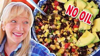 Best Corn Bean Salad Recipe | Cowboy Caviar | Whole Food Plant Based Side to Share