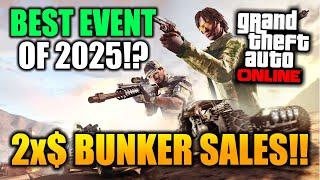 GTA Online: The BEST EVENT WEEK OF 2025!? (2x$ Bunker Sales, E&E Preload Available, and More!)