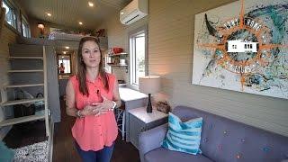 Beautiful 200 Sq Ft Tiny House On Wheels ~ Full Tour