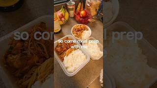 Meal prep with me