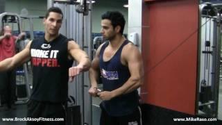 Best Upper Chest Growth Exercise on Cable Machine  - Brock Aksoy & Mike Raso