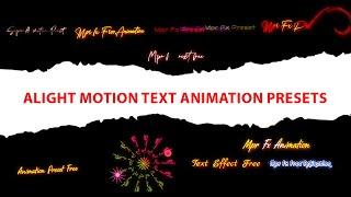 alight motion text animation download | alight motion text animation preset | text xml file download