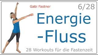 6/2830 min. Energiefluss | Faszien - Schwünge + Cardio, ca. 2500 Schritte, ohne Geräte, im Stehen