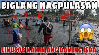 Di namin akalain lulusubin nila ito | at biglang nagpulasan at kanya kanya salok sa mga isda