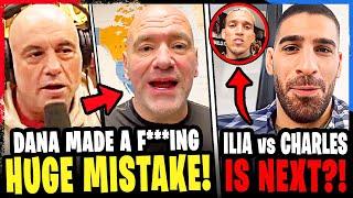Joe Rogan says Dana White MADE A HUGE MISTAKE! Ilia Topuria vs Charles Oliveira NEXT!? Leon Edwards