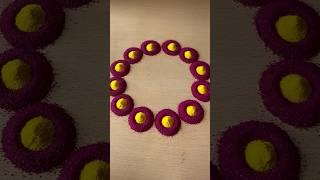 Kolam Rangoli for Beginners: Daily Patterns You’ll Love #rangoli #satisfying #shorts #youtube
