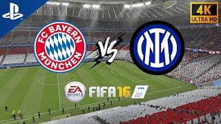 FIFA 16 (Bayern vs. Inter) - PS4 [4K Ultra HD] Gameplay