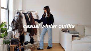 CASUAL WINTER OUTFITS | cozy winter lookbook