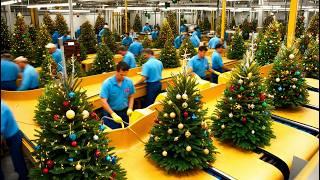 ¿Cómo Se Hacen Los Árboles de Navidad? [Proceso en fábrica]