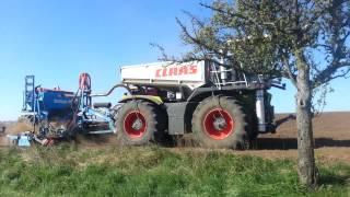 Claas Xerion Saddle Trac & Lemken Zir-corn