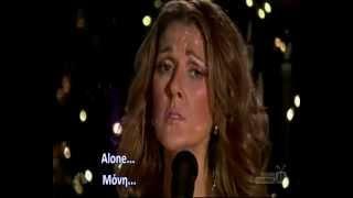 Celine Dion _  Alone (live)  Greek lyrics_ Ελληνική μετάφραση