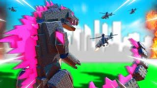 I Built GODZILLA To BATTLE My Friends!