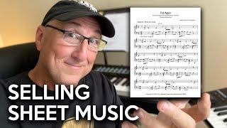 How to Sell SHEET MUSIC and Make Music Income | A New Music Income Stream for YOU?