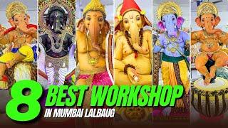 2024 New Ganpati Workshop in Mumbai Lalbaug | 1000+ Murti Cover in One Video | Mumbai Cha Ganpati