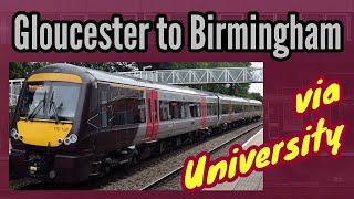 Gloucester to Birmingham New Street | FULL JOURNEY | Cross Country 170 Turbostar (via University)