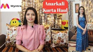 Anarkali Kurta Haul | Myntra Anarkali Kurta Haul Rs.959