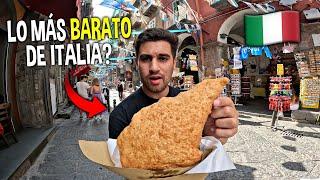 PROBANDO la PIZZA FRITA de $4,00 en Nápoles   ... | Italia #7