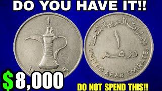 Top 5 Ultra Rare 1 Dirham UAE Coins Worth A Iot Of Money Valuable Coin UAE lock for  this!!