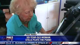 103 year old piano player