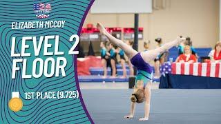 Level 2 Floor Routine (9.725) - USA Invitational 2022