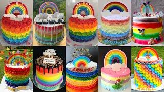 Rainbow Cake Design 2024/Rainbow Cake/Birthday Cake/Unicorn Rainbow Cake/Cake Design/Cake Cake