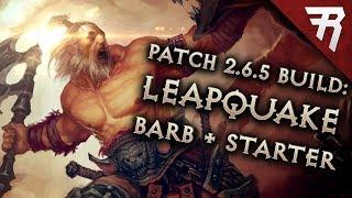 Diablo 3 Season 30 Barbarian Leapquake GR 126+ & starter build guide - Patch 2.7.7 (Torment 16)