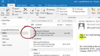 How to create archive folder in Outlook