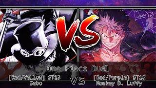 One Piece Card Game Duel #126 - [Red/Yellow] ST13 Sabo vs [Red/Purple] ST10 Monkey D. Luffy