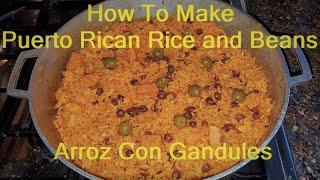 How To Make Puerto Rican Rice  Arroz Con Gandules