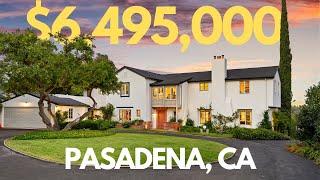 PASADENA ESTATE WITH A PRIVATE PICKLEBALL COURT