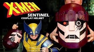 How to Make an X-Men Sentinel Helmet for Superhero Cosplay Photoshoots - Free Foam Templates