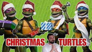 NINJA TURTLES WAR ON CHRISTMAS! New NECA Action Figures