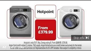 Argos says there are two Hotpoint Activecare 9kg washing machines