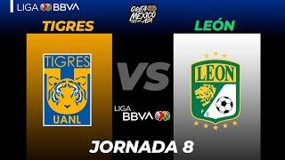 Resumen y Goles | Tigres vs León | Liga BBVA MX - Apertura 2021 - Jornada 8