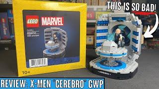 REVIEW: The WORST LEGO Marvel GWP to Date - "Cerebro" X-Men Mansion Promo Set