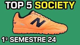 TOP 5 melhores chuteiras SOCIETY de 2024 (1º SEMESTRE) - Canal Camisas e Chuteiras