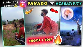 New Creative Reels EDITING with Mobile - Dark Theme Sky Reels SHOOT + EDITING || Uday Chaure