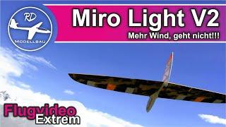 Miro Light V2 von Sebald Modellbau Nurflügel | Hangflug EXTREM | RC Modellbau Flugmodell Horten