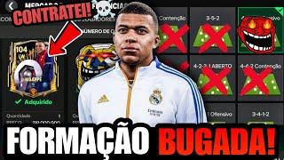 CONTRATEI 3 REFORÇOS & VAZEI A MELHOR FORMAÇÃO PARA X1 DO FC MOBILE 24! (TIME BUGADO)️