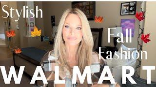 Walmart Try On Haul-Stylish Fall Fashion on a Budget 2022-How to Mix and Match Outfits-StyleOver40