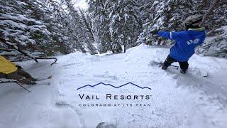 POV: Sending Cliffs and Glades at Vail Mountain