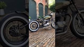 Classic Triumph BOBBERby Project58Builds #shorts #triumphbobber #bobberbuild