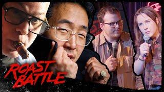 Hans Kim & Robert Kelly Judge Roast Battle!┃ Mathew Mitchell Vs Katie Kincaid