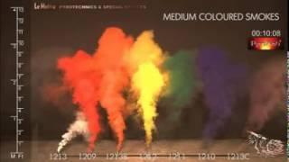 Medium Coloured Smoke Stage Pyrotechnic Demo LeMaitre