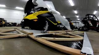 PPSM  2017 Skidoo 850etec Demo Mods Handlebar Setup Sound Deading Material Elimination