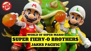 2024 NEW FIRE MARIO & FIRE LUIGI | Super Mario 4in Line | Jakks Pacific