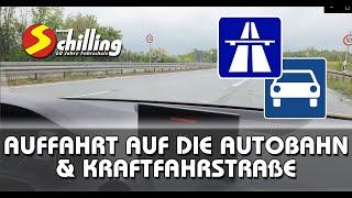 Auffahrt Autobahn & Kraftfahrstraße