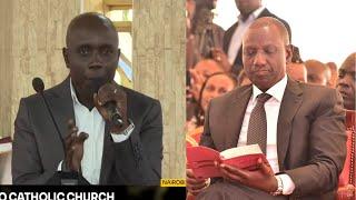 "KAMA HUWEZI SAMEHEA WATU,TOKA KANISANI!"BOLD PASTOR INDIRECTLY LECTURE RUTO FOR IMPEACHING GACHAGUA