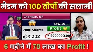 मैडम को 100 तोपों की सलामी | MAGIC OF LONG TERM INVESTING | STOCK MARKET LATEST NEWS | STOCK WALA